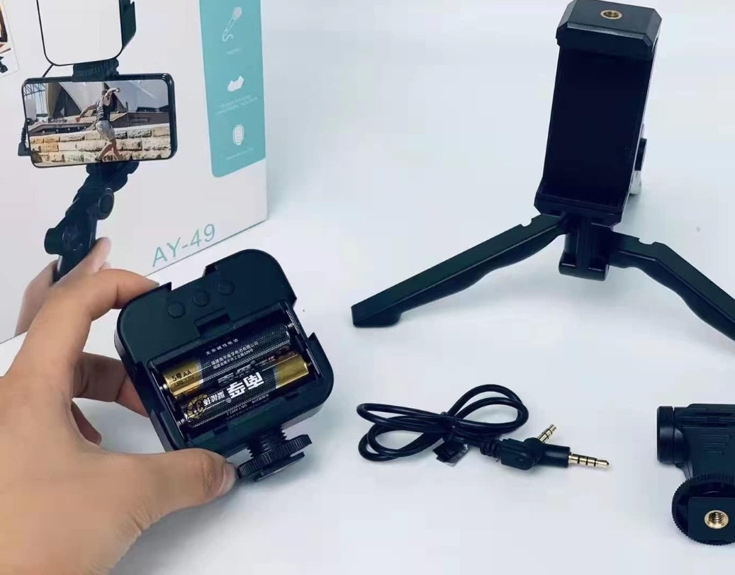 LOOX U-Rig Handheld phone Stabilizing Photography Video Rig Film Making Vlogging Recording Case Bracket Stabilizer for iPhone Type C (Small)